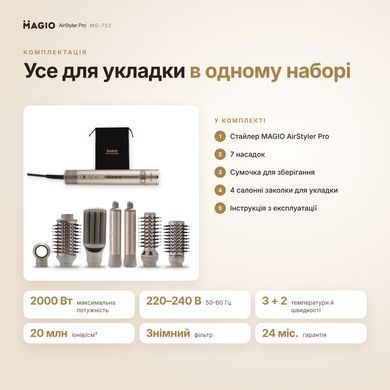 Комплектація та характеристики MAGIO MG-752