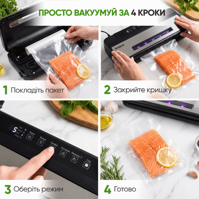 Вакууматор Magio Smart hygiene ультрафіолет MG-386 Premium