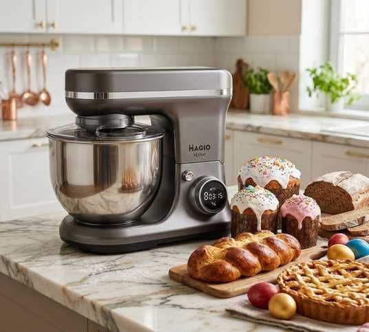 Планетарний міксер MG-233 IQ Chef Titanium 5,5 л - Magio офіційний